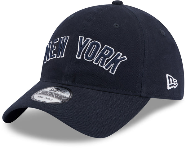 New York Yankees New Era 9Twenty Team Script Dark Navy Baseball Cap