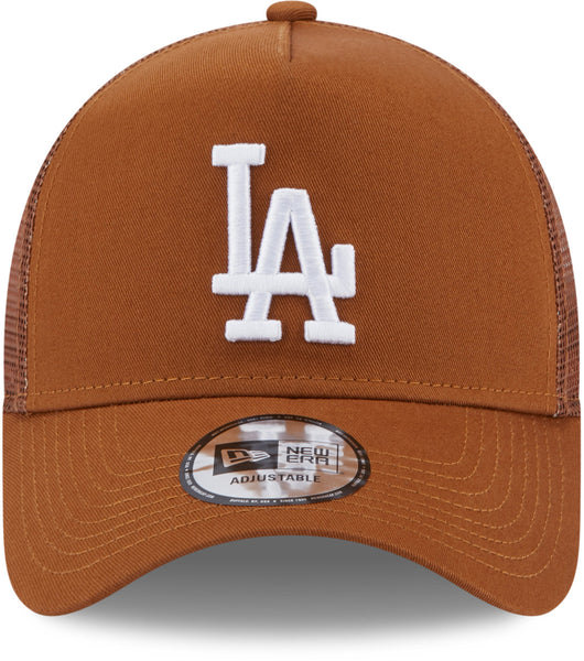 NEW ERA LA Dodgers League Essential Brown 39THIRTY Stretch Fit Cap