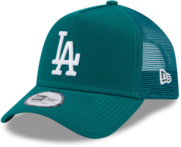 New Era 9Forty LA Dodgers League Essential adjustable cap in dark green