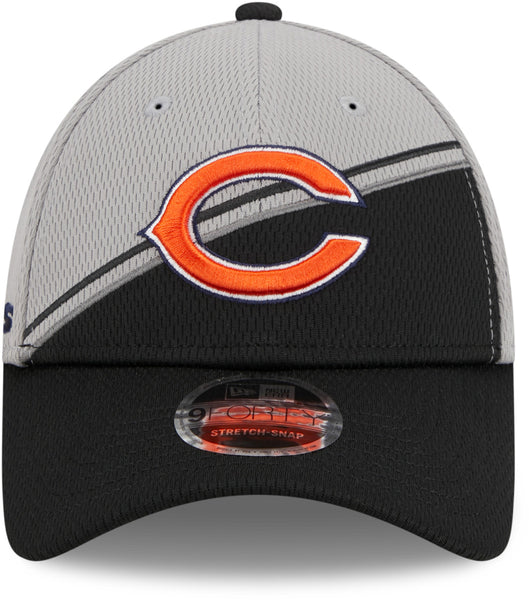 Chicago Bears New Era 2023 NFL Crucial Catch 9FORTY Adjustable Hat - Black