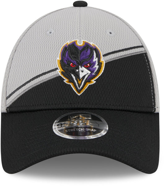 Baltimore Ravens New Era 2023 Sideline 59FIFTY Fitted Hat - Gray