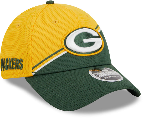 New Era Green Bay Packers NFL Sideline 2023 White 9FORTY Stretch