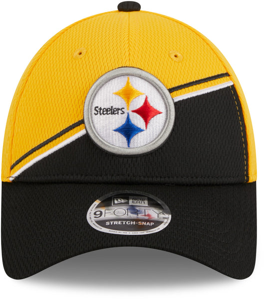 Pittsburgh Steelers New Era 2023 Sideline 9FORTY Hat Adjustable Hat Black