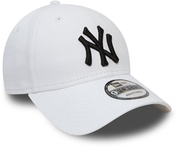 New Era 940 League Basic NY Yankees Adjustable White Baseball Cap