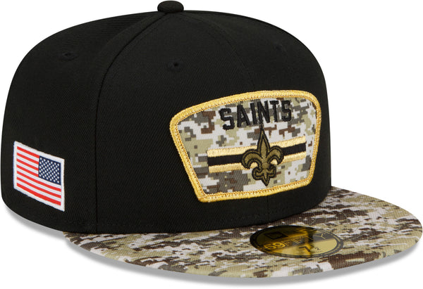 New Orleans Saints New Era 59Fifty NFL 2021 Salute To Service