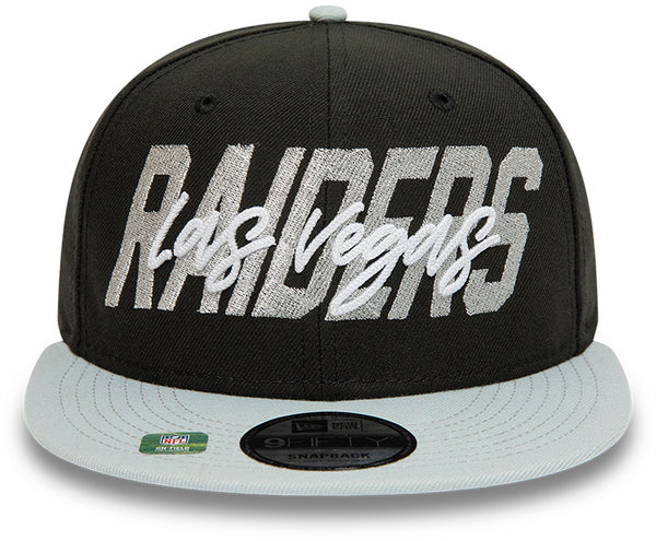 Oakland Raiders Stretch Snap 9Fifty Black/White Snapback- New Era cap