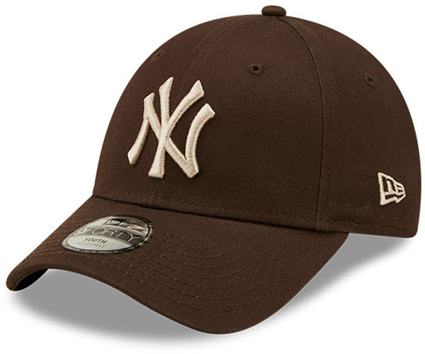 opraken Onafhankelijkheid Celsius New York Yankees Kids New Era 9Forty League Essential Brown Baseball C –  lovemycap
