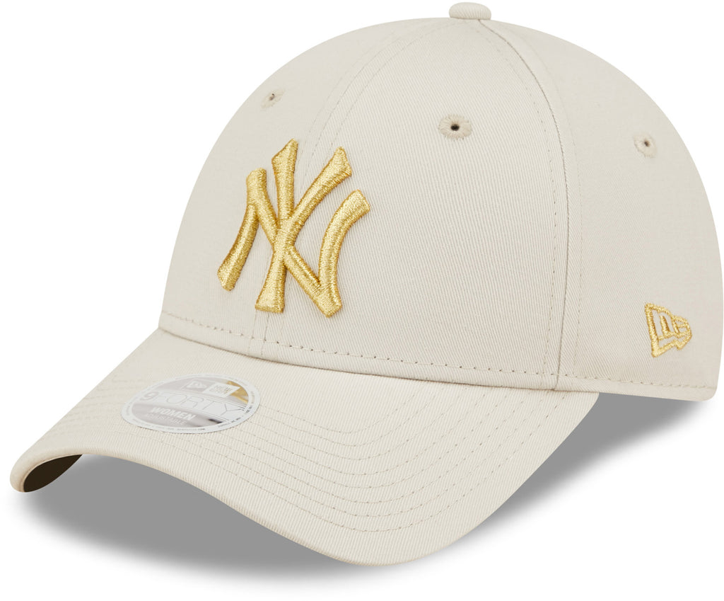 Caps - New Era Metallic Badge 940 New York Yankees (brown)