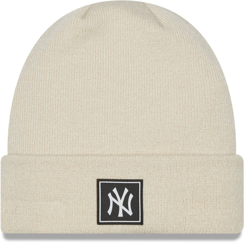 New York Yankees New Era Team Cuff Knit Stone Beanie