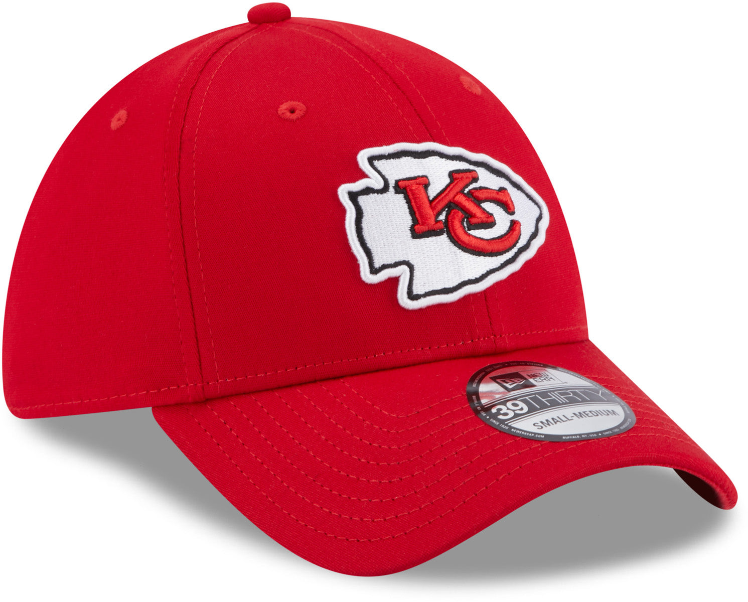 Kansas City Chiefs New Era 3930 NFL Stretch Fit Comfort Cap