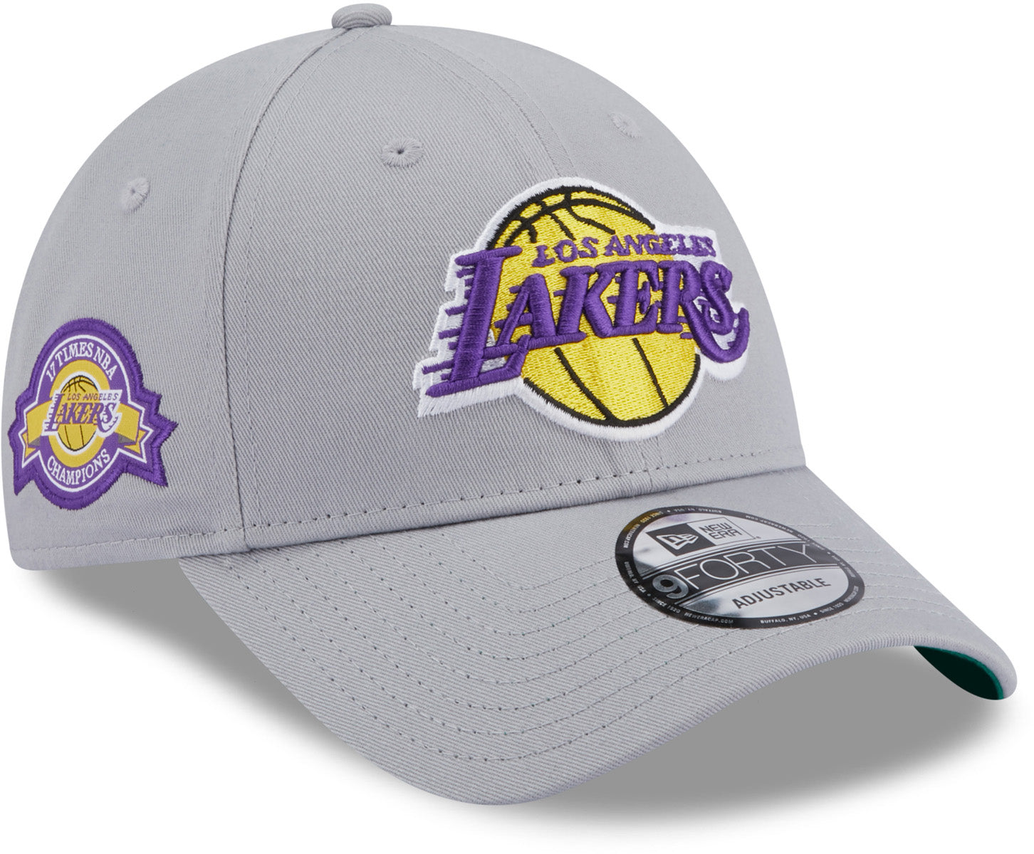 New Era NBA LA Lakers adjustable trucker cap in black