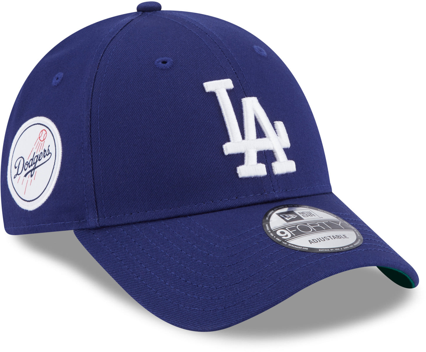 Los Angeles Dodgers New Era 9Forty MLB Team Side Patch Baseball