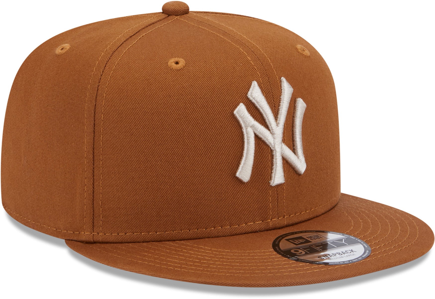 New York Yankees New Era 9Fifty League Essential Tan Snapback Baseball Cap