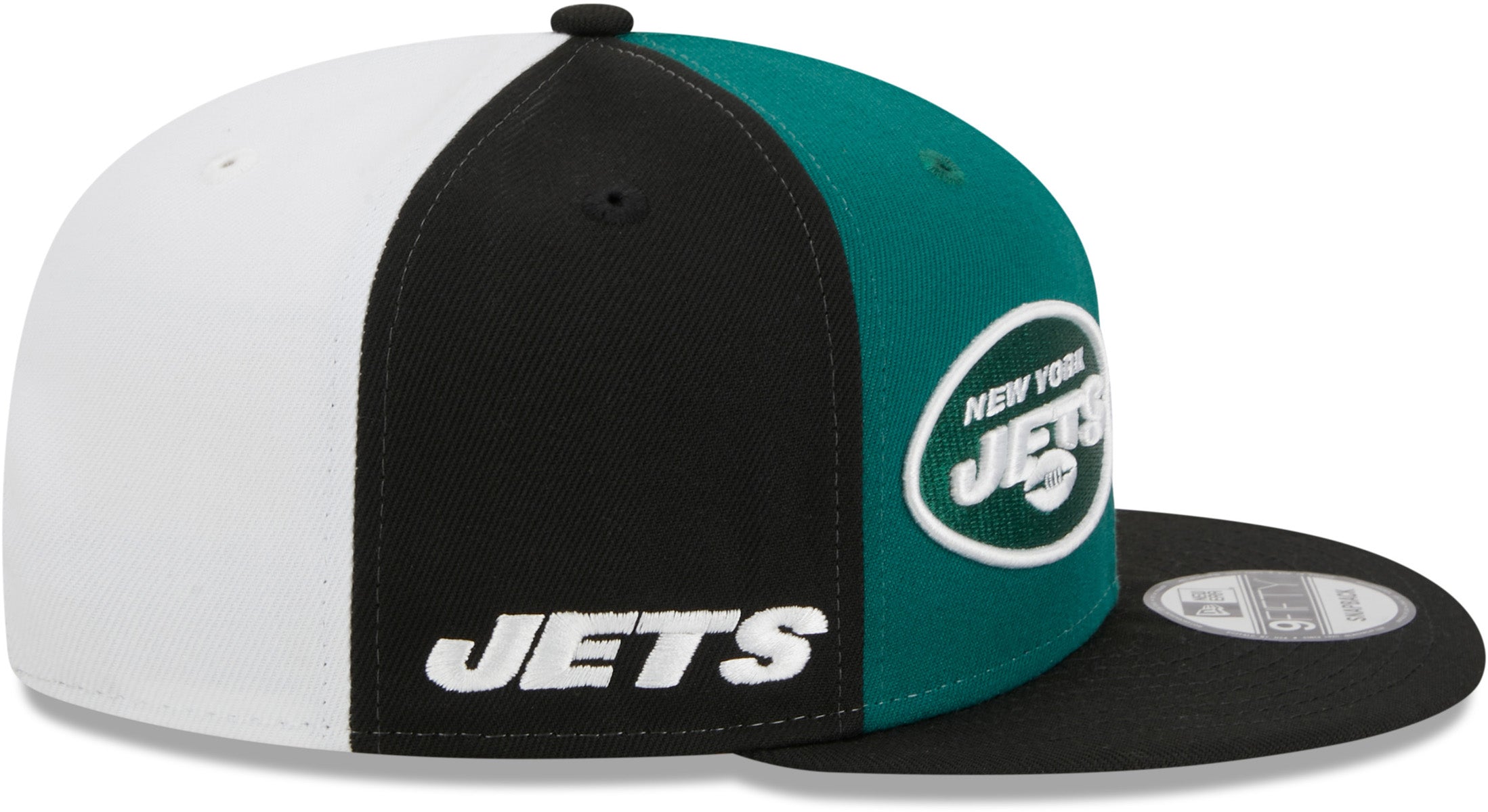 Men's New Era Black New York Jets NFL 100 Sideline Team Skull