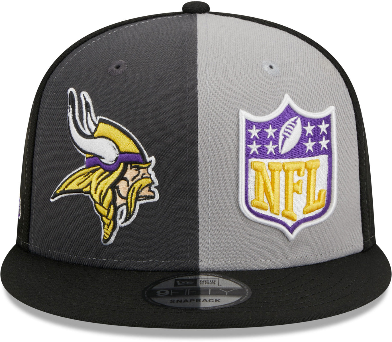 Minnesota Vikings NFL 2023 Sideline New Era 9Fifty Grey Snapback Team Cap