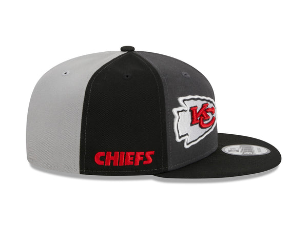 KANSAS CITY CHIEFS 2023 SIDELINE 9FIFTY SNAPBACK - SHADOW – JR'S