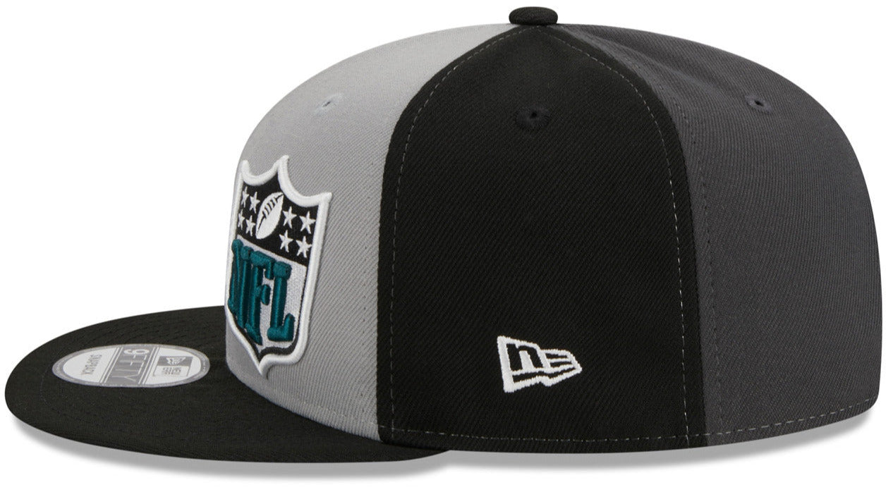 Men's New Era White NFL Shield Logo Original Fit 9FIFTY Adjustable Snapback  Hat