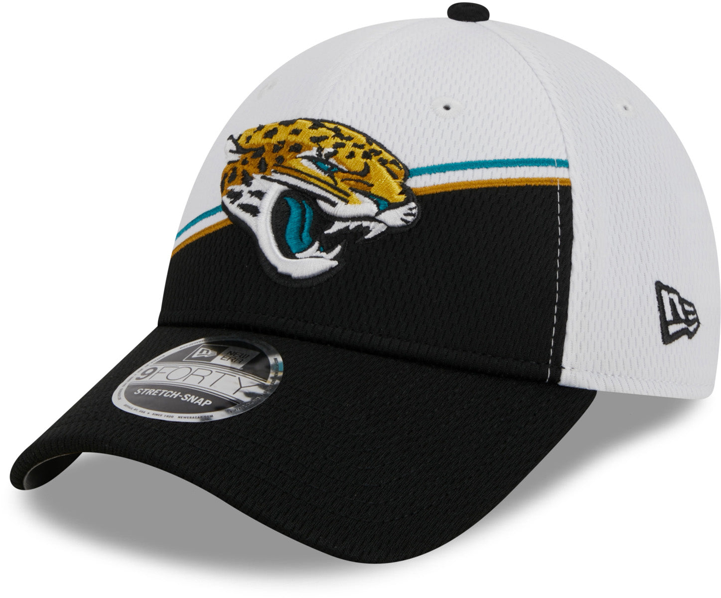 Jacksonville Jaguars NFL 2023 Sideline New Era 9Forty Stretch Snap OTC Team  Cap