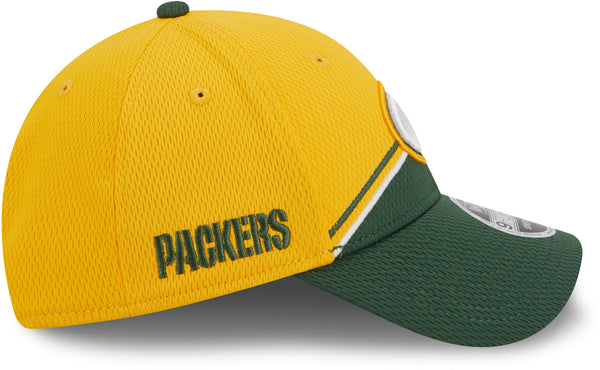 Green Bay Packers New Era Gold/Green 2023 Sideline 59FIFTY Fitted Hat - Men's, 7 5/8 / Gold/Green