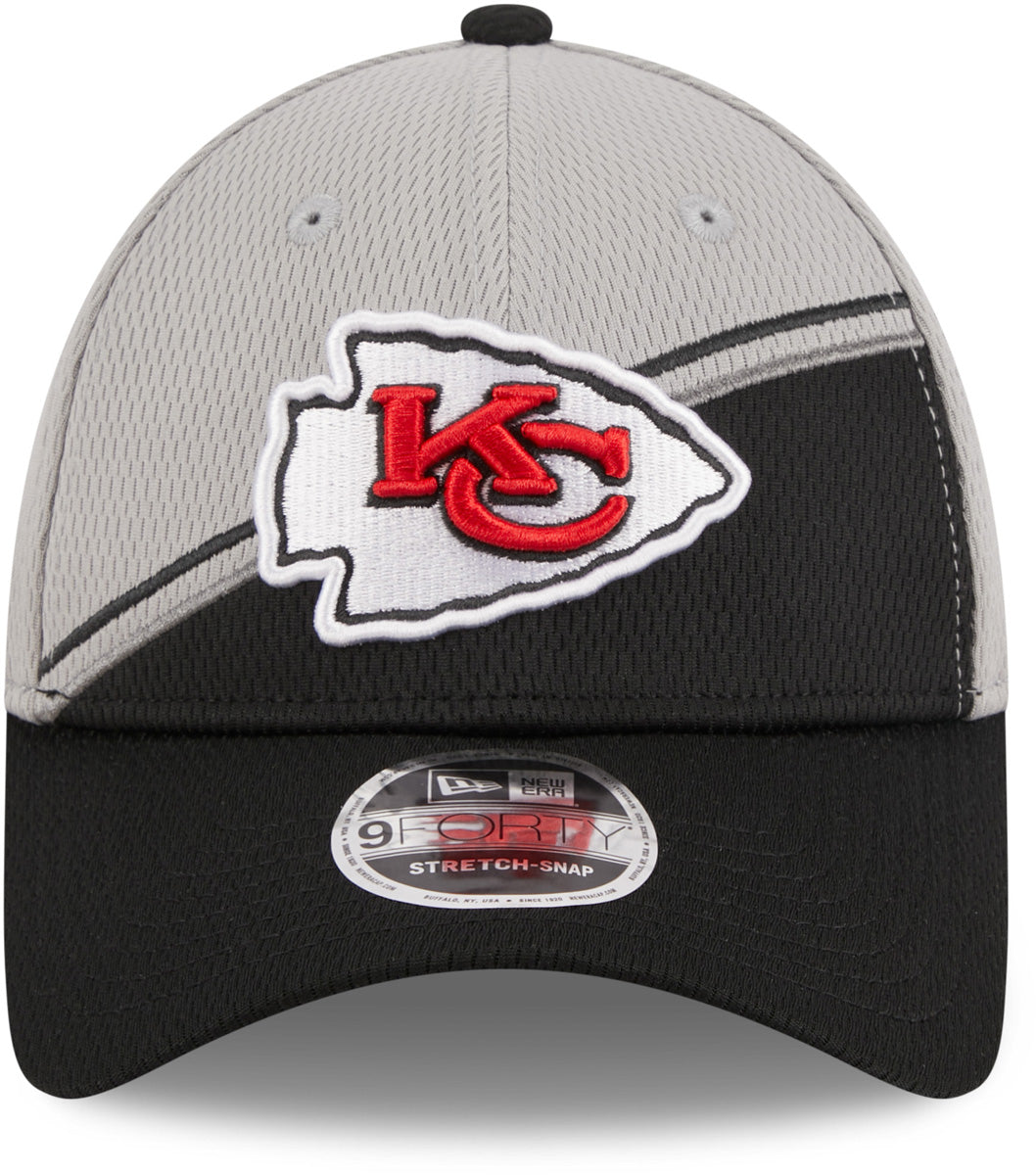 Kansas City Chiefs NFL Sideline 2023 White 9FORTY Stretch Snap Cap