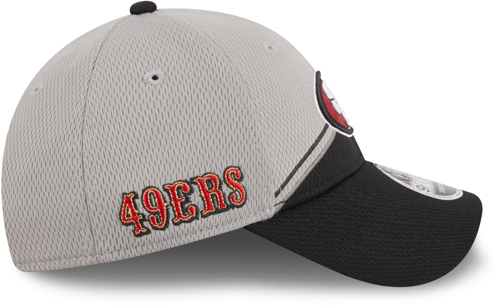 Kansas City Chiefs New Era Team Stripe Trucker 9FORTY Snapback Hat -  Cream/Red