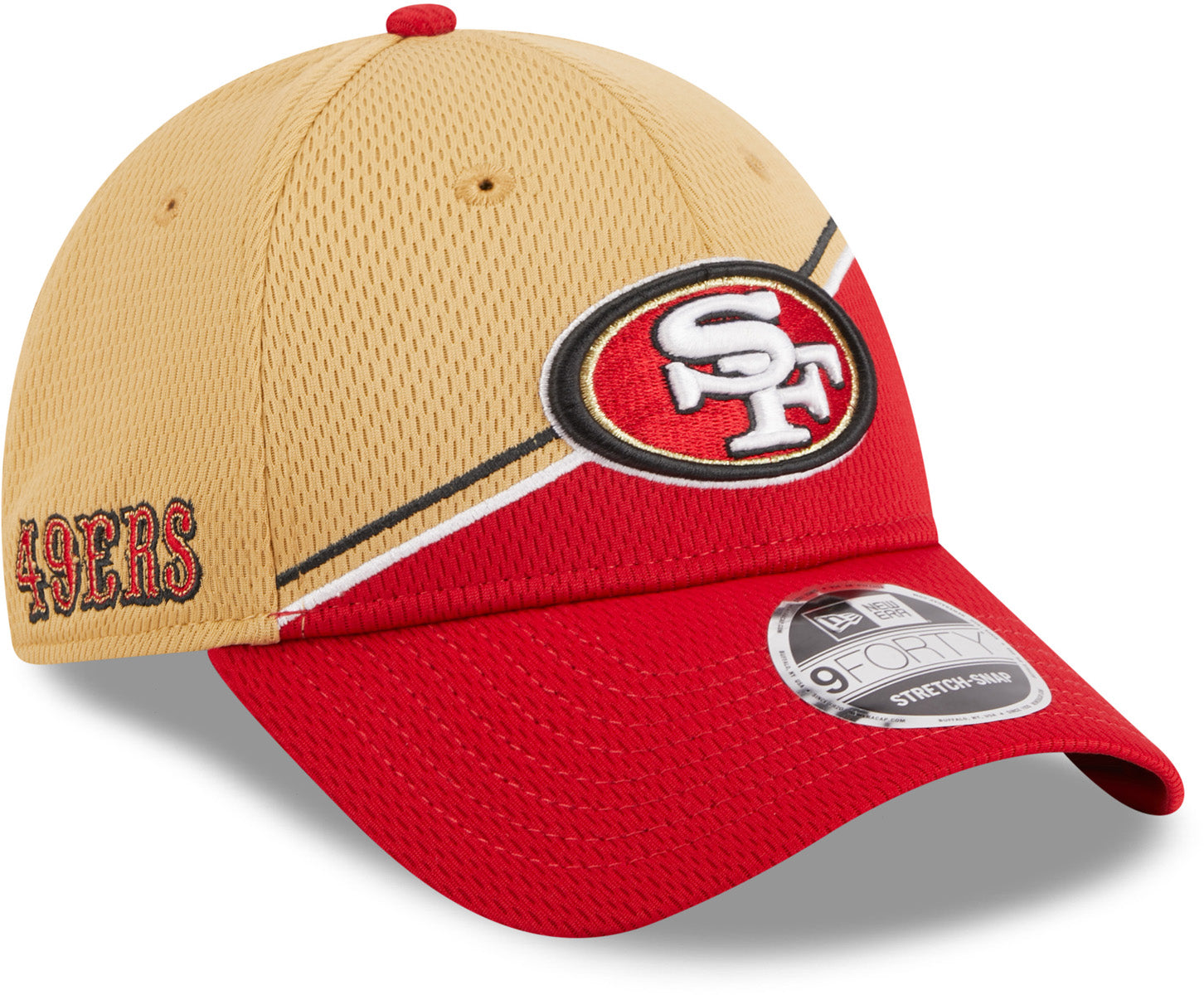 San Francisco 49Ers NFL 2023 Sideline New Era 9Forty Stretch Snap