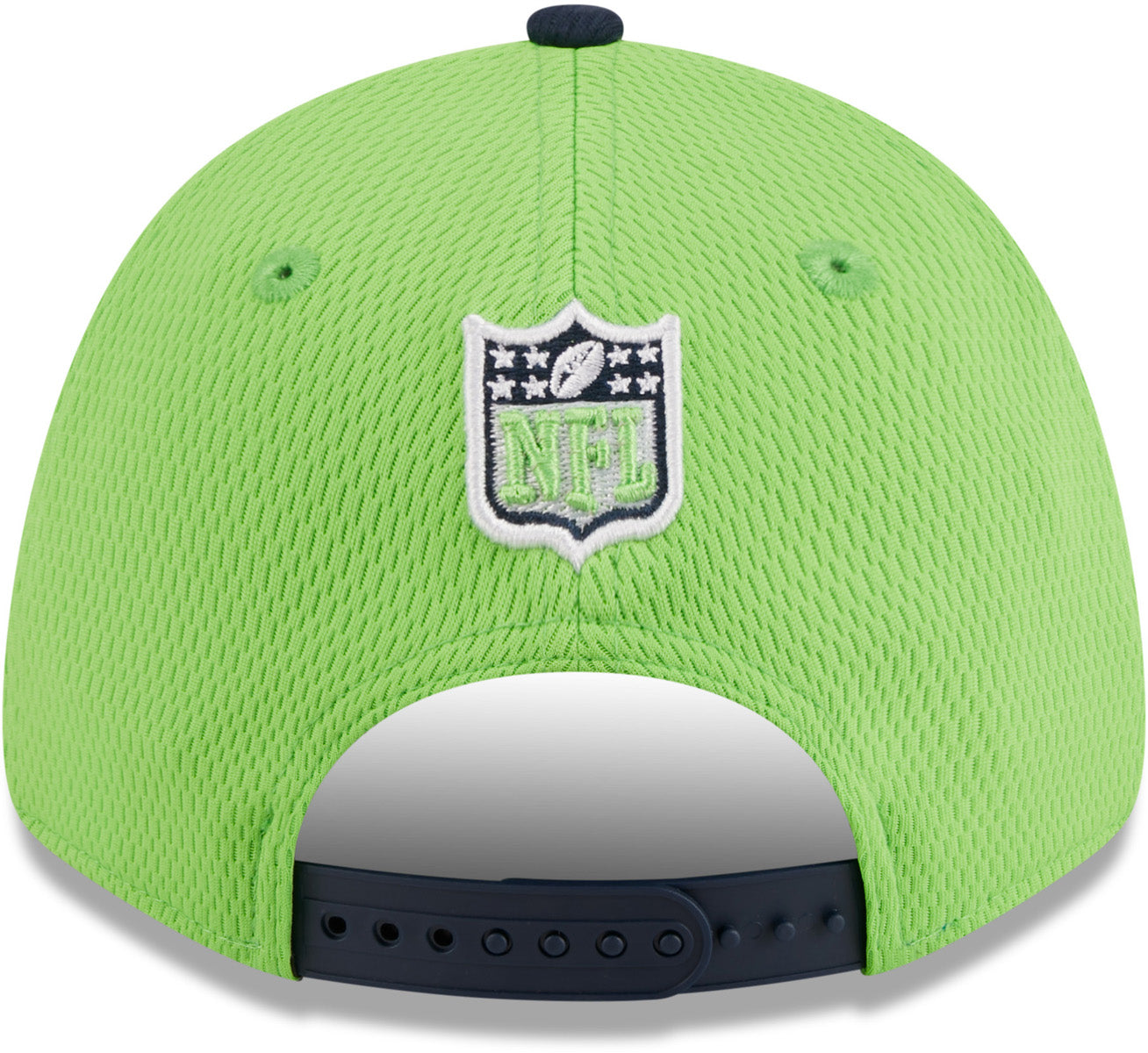 New Era Seattle Seahawks Navy/Neon Green 2018 NFL Sideline Home Official 59FIFTY Fitted Hat