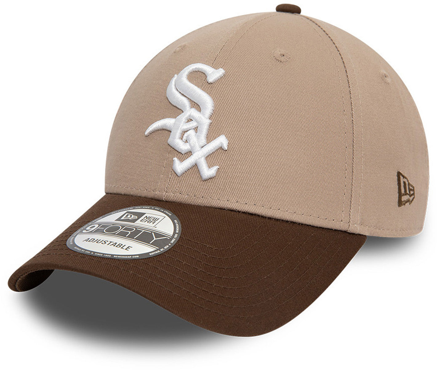 New Era League Essential 9Forty Chicago White Sox Cap (stone/brown)