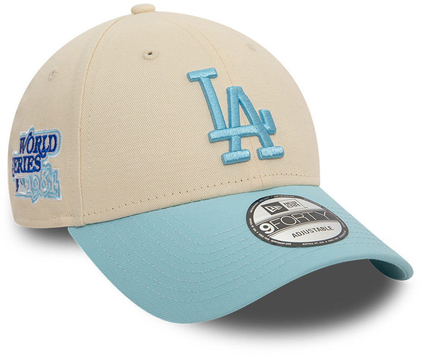Men's Los Angeles Dodgers New Era White Vintage 9FIFTY Snapback Hat