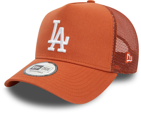 Los Angeles Dodgers New Era League Essential Terracotta Trucker Cap