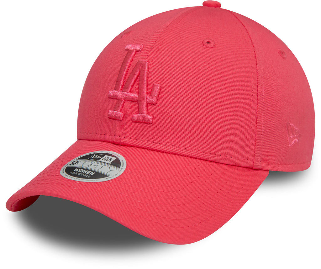 Womens Los Angeles Dodgers New Era 9Forty Essential Pink Baseball Cap - pumpheadgear, baseball caps