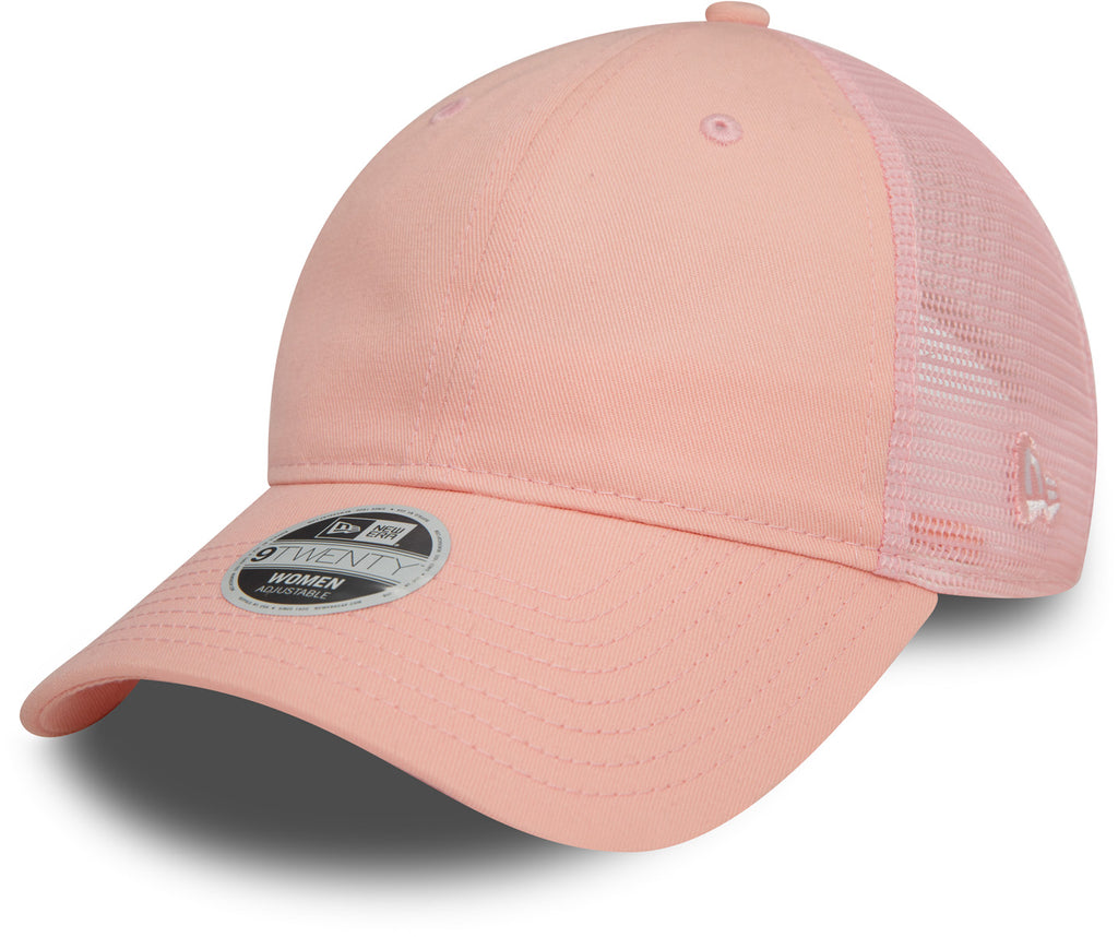 Womens New Era 9Twenty Blush Trucker Cap