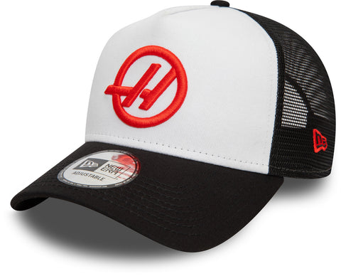 Haas F1 Team New Era E-Frame Team Trucker Cap - lovemycap