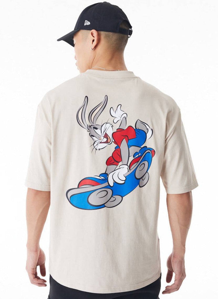 Looney Tunes Team Bugs Bunny New Era Oversized Stone T-Shirt