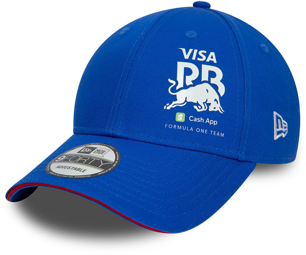 Visa Cash App RB F1 New Era 9Forty Flawless Blue Team Cap - pumpheadgear, baseball caps