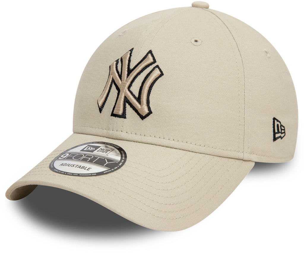 New Era Gorra de béisbol negra ajustable 940 League Basic NY Yankees