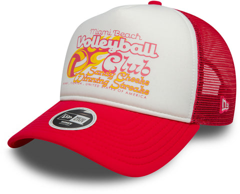 Miami Beach Volleyball Womens New Era Foam Trucker Cap