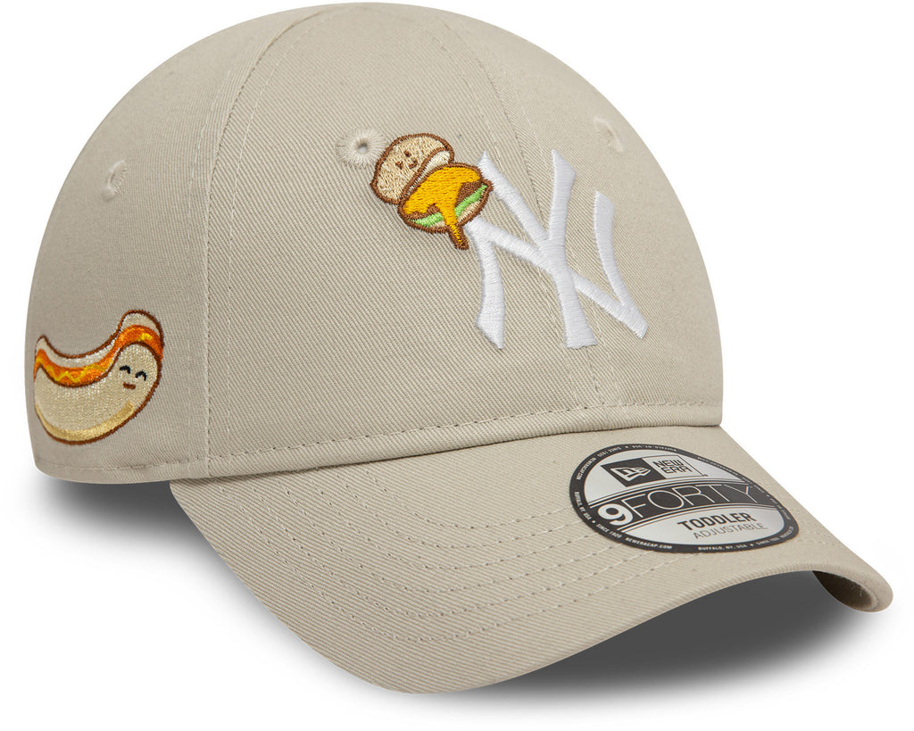 New York Yankees Toddler New Era 9Forty Icon Stone Baseball Cap