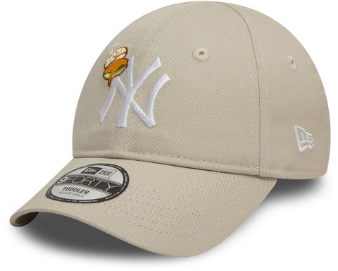 Gorra de béisbol marrón New York Yankees New Era 9Forty para niños pequeños (2 - 4 años)