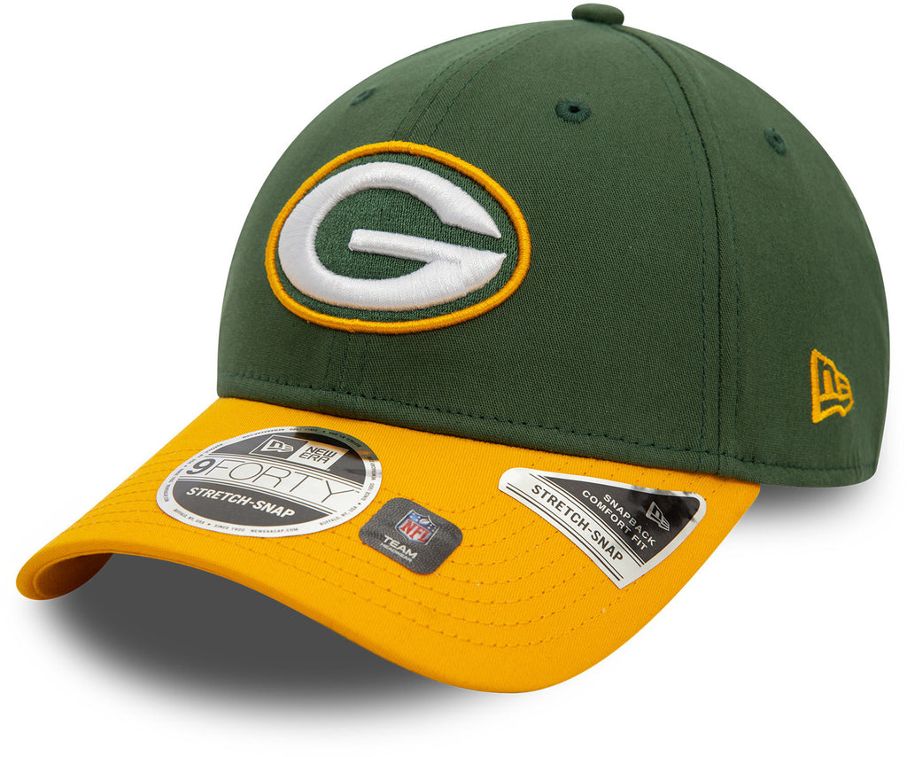 Green Bay Packers New Era 9Forty Stretch Snap NFL Team Cap