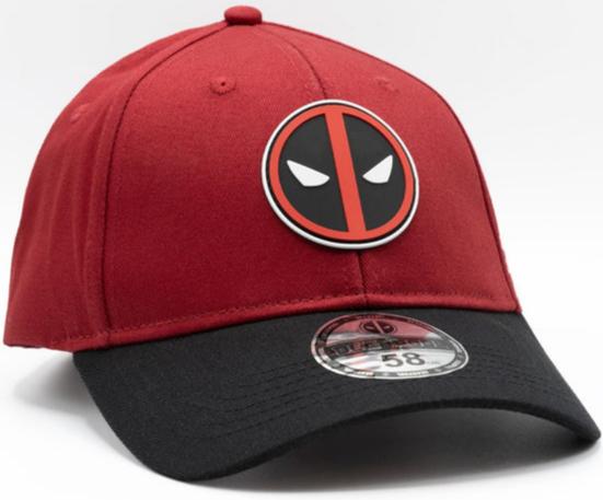 Deadpool Rubber Logo Marvel Comics Baseball Cap