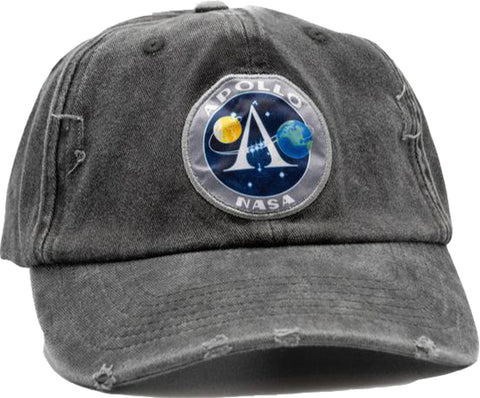 Gorra de béisbol blanca con logotipo de la NASA