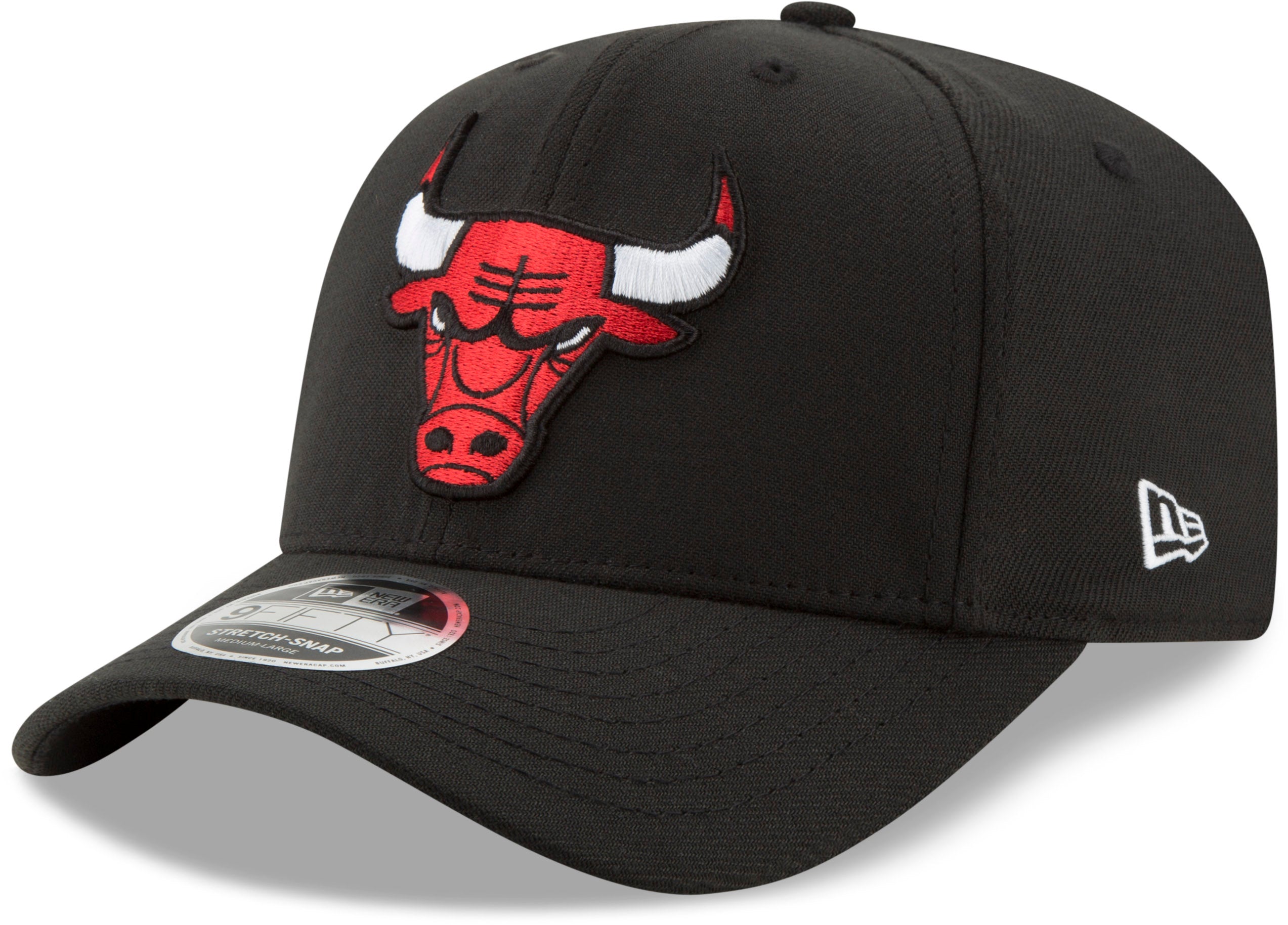 als resultaat verzonden Een zin Chicago Bulls New Era 950 Black Stretch Snapback Cap – lovemycap