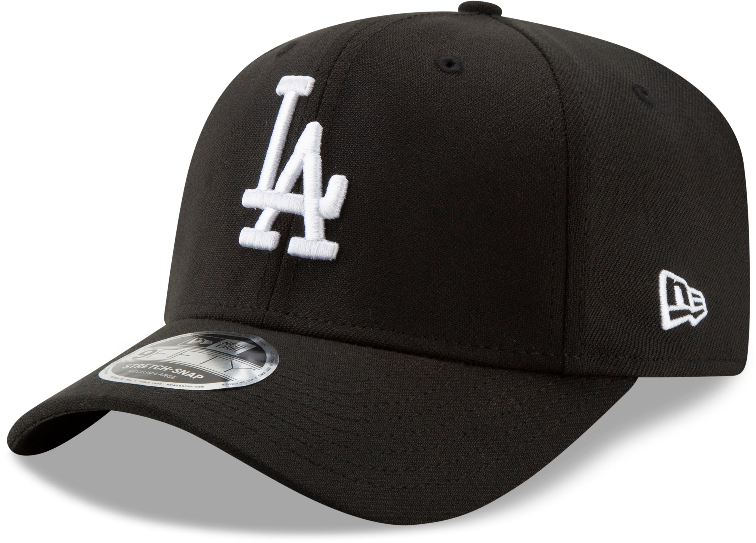 Notitie Los dialect LA Dodgers New Era 950 Black Stretch Snapback Cap – lovemycap
