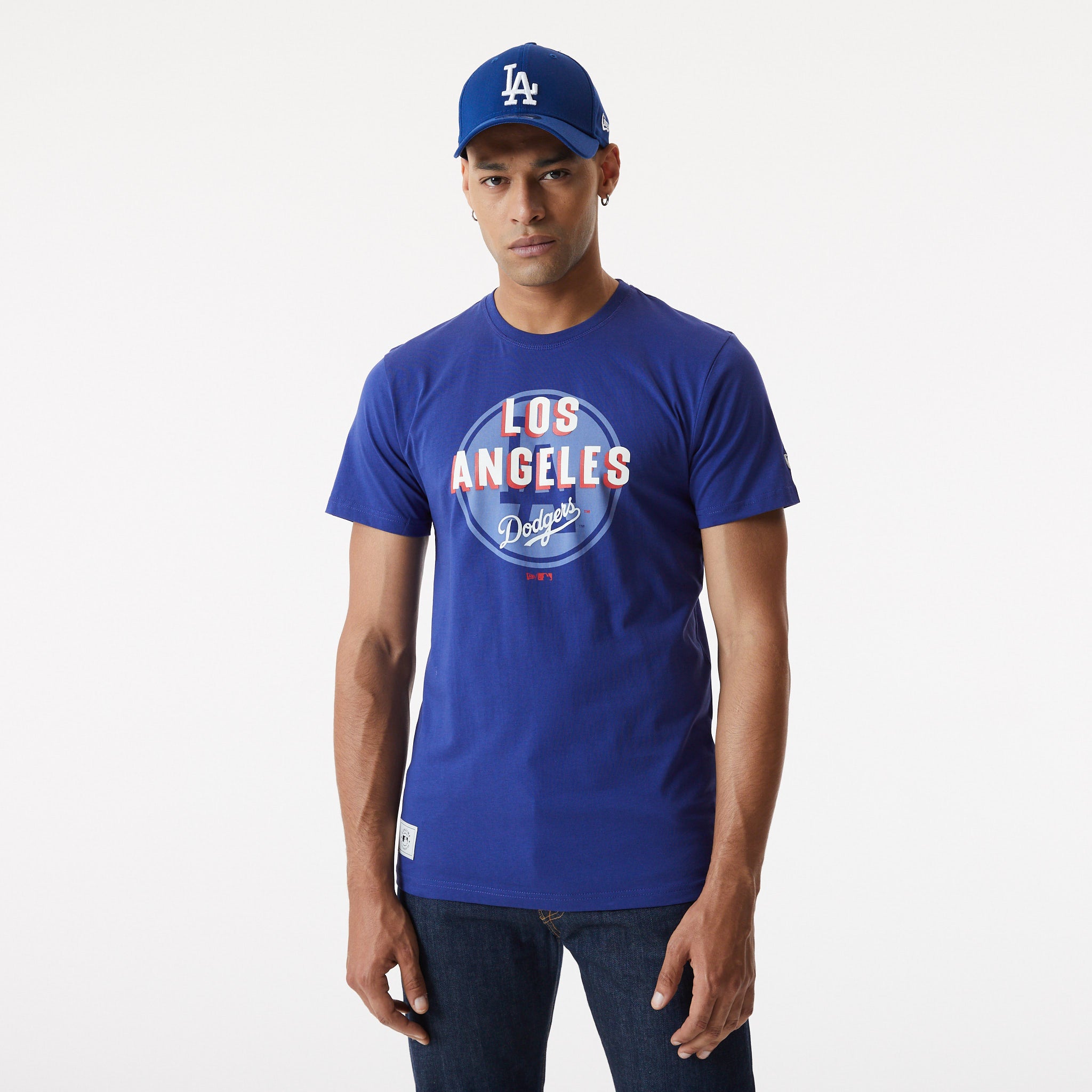 New era LA Dodgers Tam Logo Short Sleeve T-Shirt