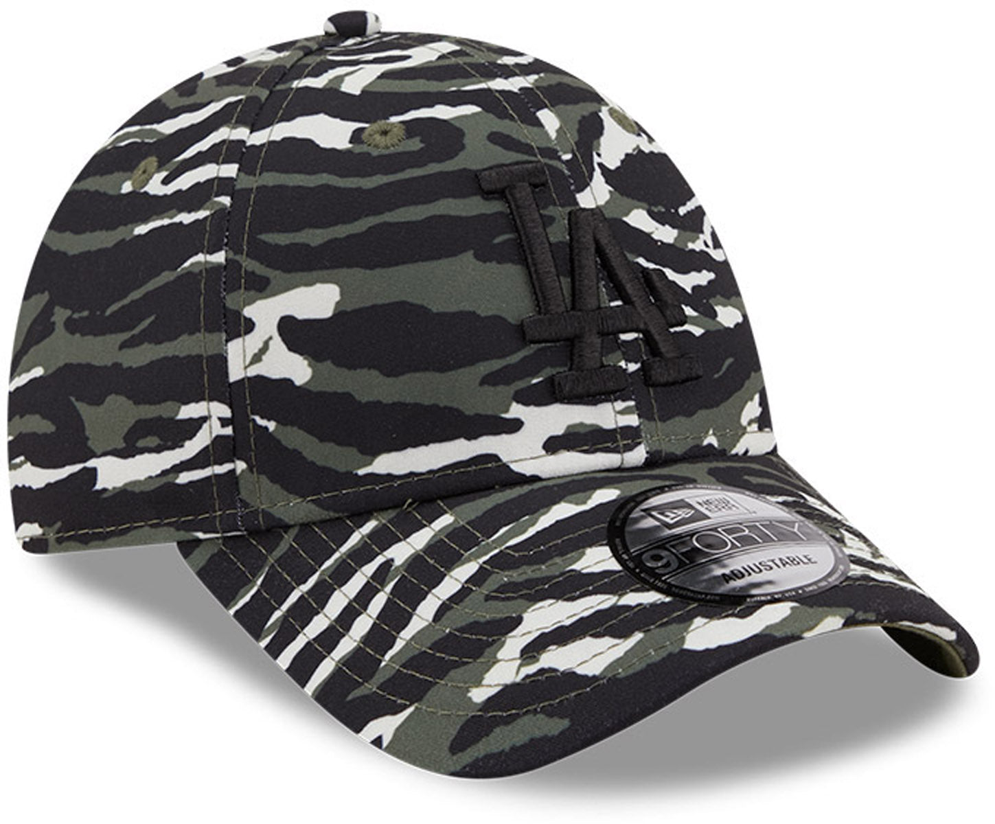 New Era LA Dodgers Camo Infill A-Frame Trucker Cap