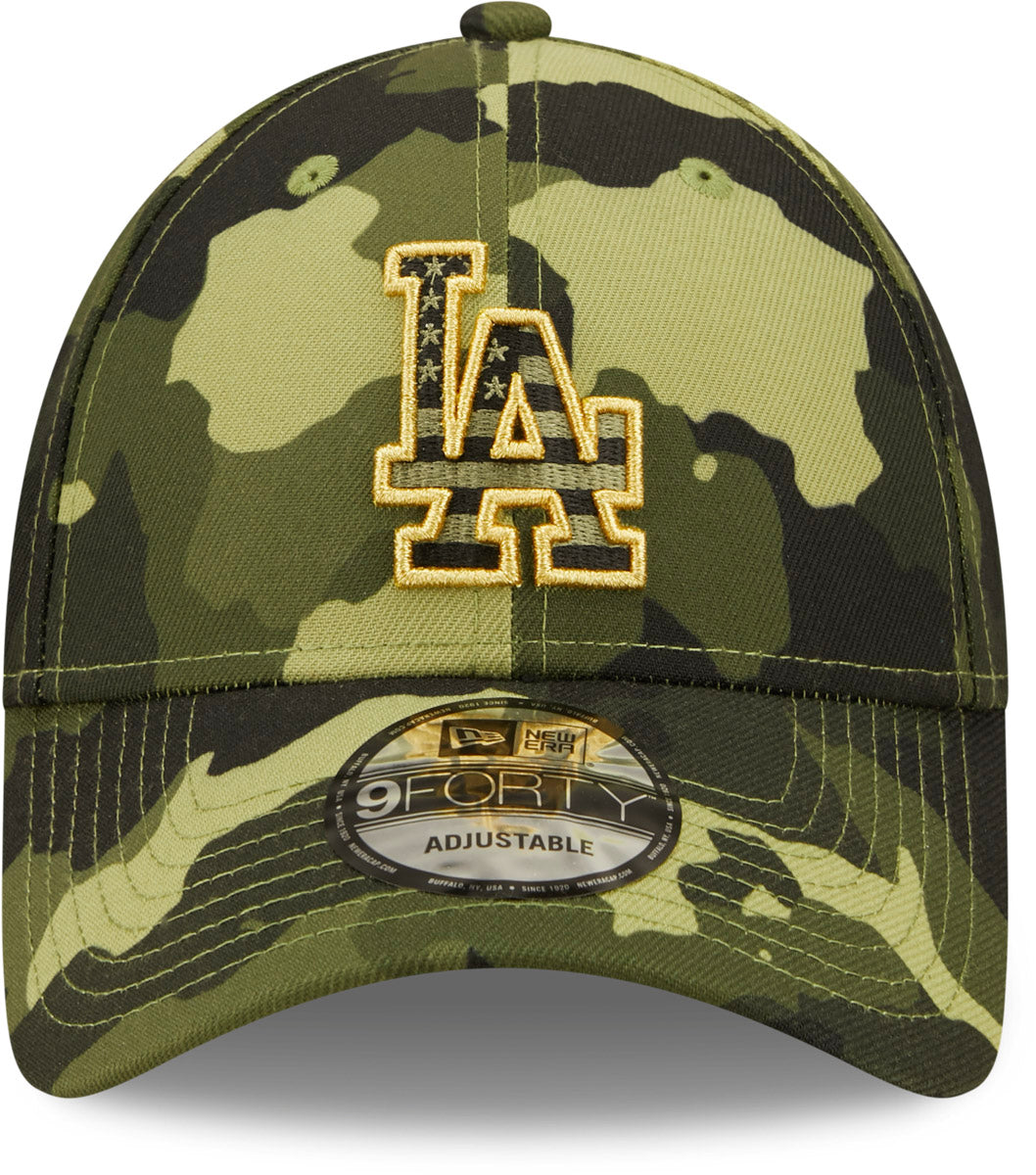 Men's Los Angeles Dodgers New Era Camo 2022 Armed Forces Day On