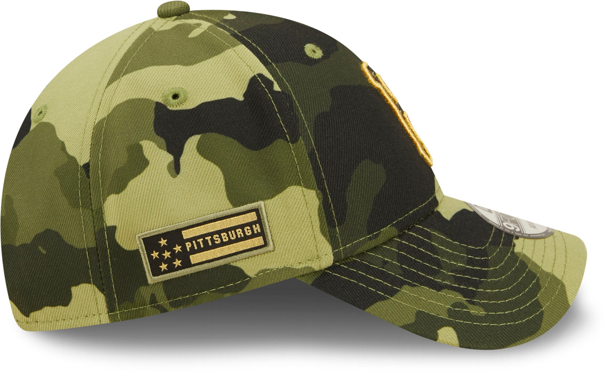 Pittsburgh Pirates New Era 9Forty MLB 22 Armed Forces Camo