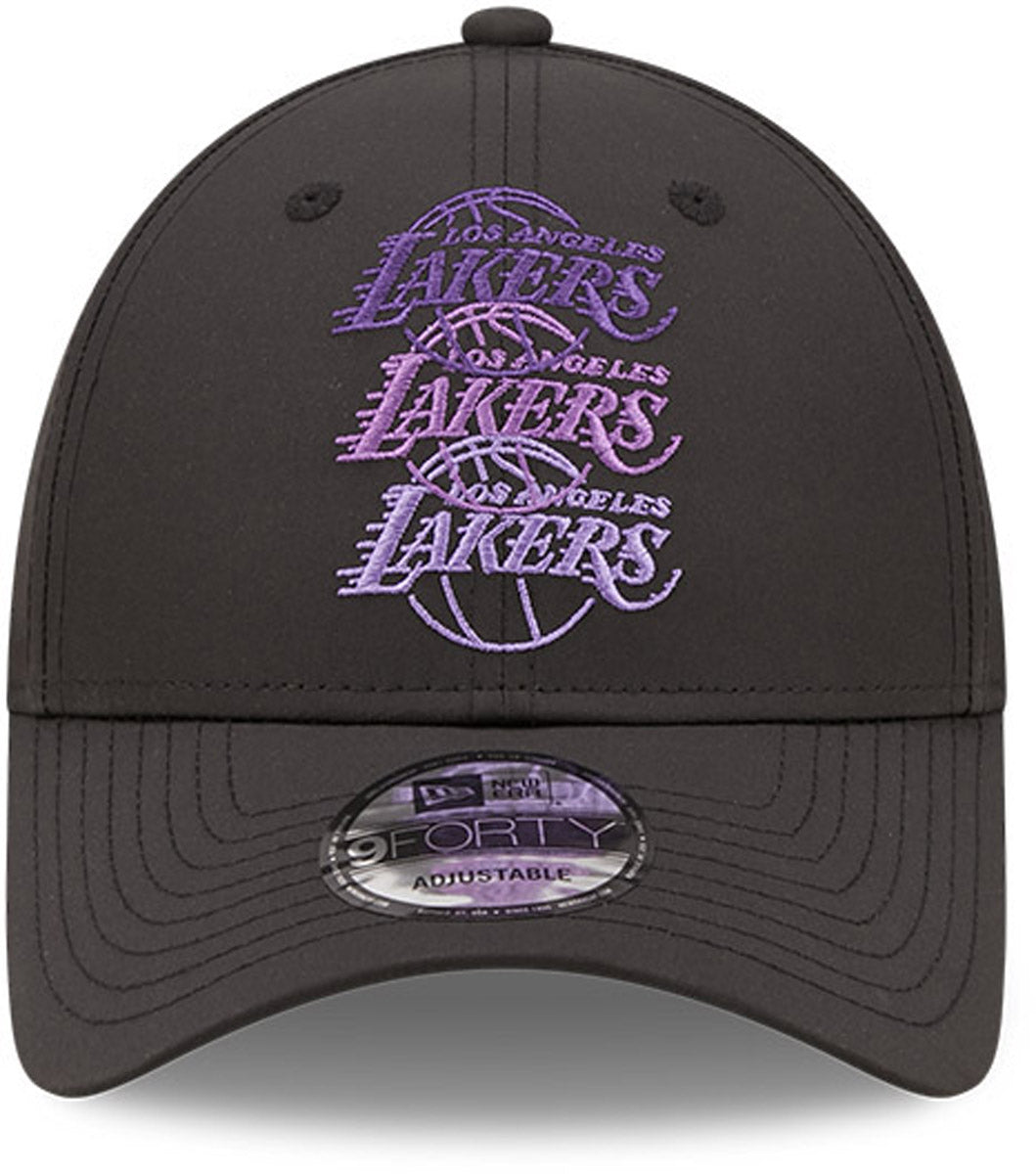 New Era NBA LA Lakers adjustable trucker cap in black