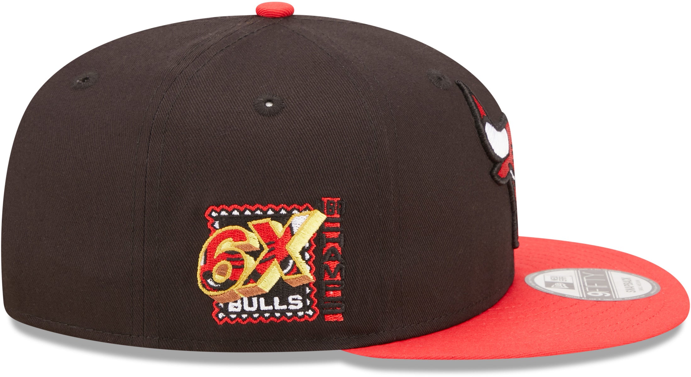 Chicago Bulls NBA Team Mesh New Era snapback 9fifty red cap